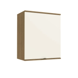 Aéreo de Cozinha Kappesberg Lótus 1 portas J744 Freijó/ Off White