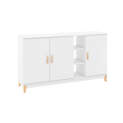 Aparador 3 portas Legno LE6012 Movelbento Branco