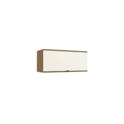 Armário Aéreo Kappesberg Lótus 1 porta basculante J750 Freijó/ Off White