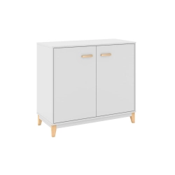 Balcão 2 portas Legno LE6009 Movelbento Branco
