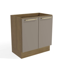 Balcão Botanic Kappesberg M623 2 Portas Nogueira e Fendi