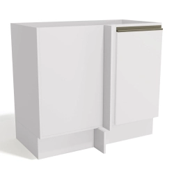 Balcão de Canto Cozinha Kappesberg Maxxi G748 1 Porta Branco