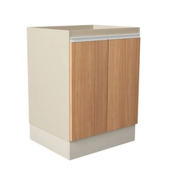 Balcão de Cozinha Antonella 60cm Kochhann Peroba Rosa e Cinamonn