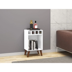 Balcão Retrô com Garrafeiro RT3142 Movelbento Branco
