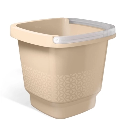 Balde de Plástico 12L UZ415 UZ Capuccino