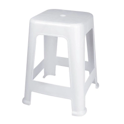 Banqueta plástica Mor Branca