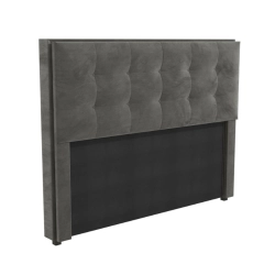 Cabeceira Com Botões Kappesberg Cama Box 140cm Chumbo