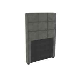 Cabeceira Kappesberg Cama Box 90cm Cinza
