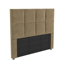 Cabeceira Quadriculada Kappesberg Cama Box 160cm Bege