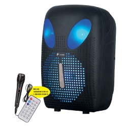 Caixa de Som Led Bluetooth 180W F-Sound FS-1061 Preta