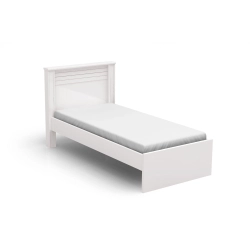 Cama de Solteiro Kappesberg S821 para Colchões de 188x88 Branco