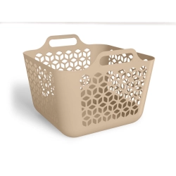 Cesto de Roupas 30 Litros UZ419 UZ Cappuccino