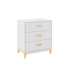 Cômoda 3 gavetas Legno LE6008 Movelbento Branco