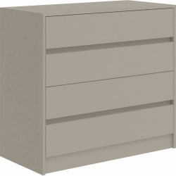 Cômoda Silver Castro 5064A 4 Gavetas Niquel