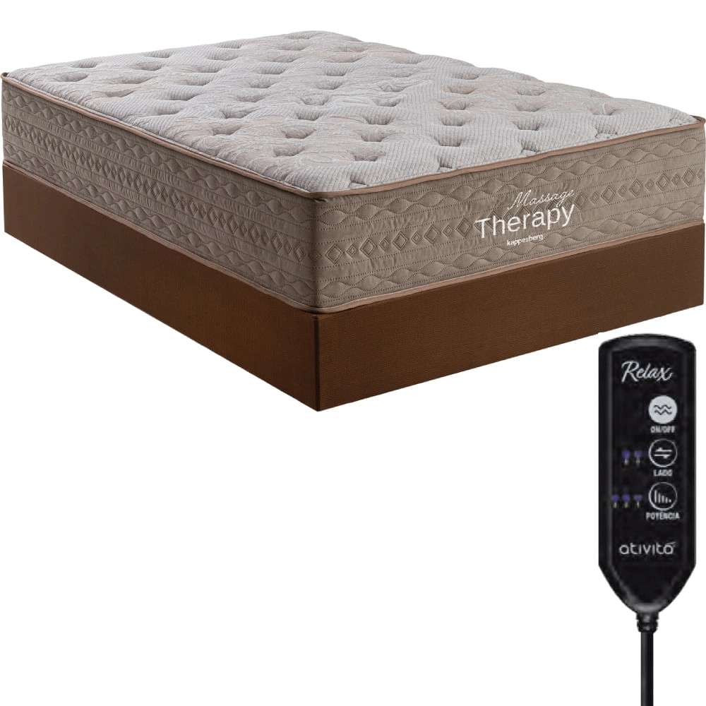 Conjunto Box e Colchão de Mola Ensacada Therapy Massage Kappesberg 138 x 188