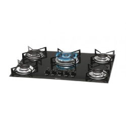 Cooktop Fischer 5 queimadores a gás preto 1743 - 15733