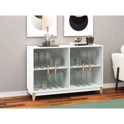 Cristaleira 4 portas Legno LE6020 Movelbento Branco