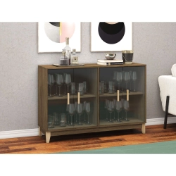 Cristaleira 4 portas Legno LE6020 Movelbento Freijó