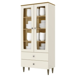 Cristaleira Henn Liz Nature/ Off white
