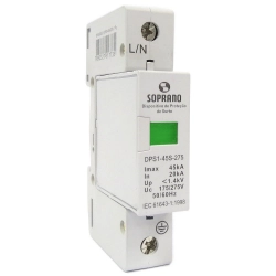 Dispositivo Contra Surtos DPS 1P - 45KA - Classe II