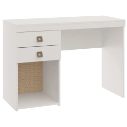 Escrivaninha Level Castro 4031A 2 Gavetas Branco Line