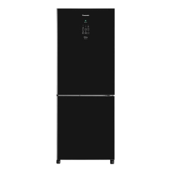 Geladeira Black Glass Panasonic Frost Free 425L Porta de Vidro Preta 220V
