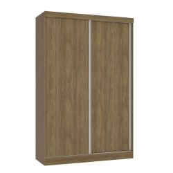 Guarda Roupa Kappesberg N571 2 Portas de Correr e 2 Gavetas Flex Nogueira e Verde