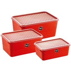 Kit Multiuso 3 peças UZ1910 Vermelho