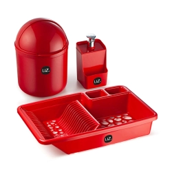  Kit Pia Multiuso UZ1900 Vermelho