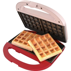Máquina de Waffles WAF200 Cadence Rosa 220V