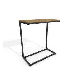 Mesa de Apoio Industrial Kappesberg LI025 Freijó e Preto Fosco