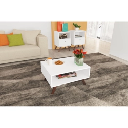 Mesa de Centro Retrô RT3020 Movelbento Branco