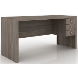 Mesa de Escritório com 3 Gavetas ME4113 Tecnomobili - Carvalho
