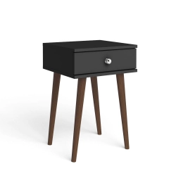 Mesa Lateral Retrô RT3072 Movelbento Preto