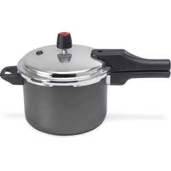 Panela de Pressão Quartzo Multiflon 4,5L Preto