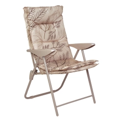 Poltrona estofada Kairos Floral Mor