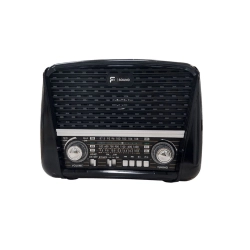 Rádio Portátil Retrô AM FM FS1631 F-Sound Preto