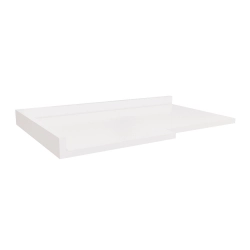 Tampo para balcão de Canto 98x59cm E611 Kappesberg Branco