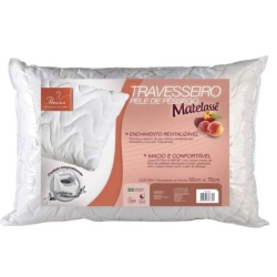 Travesseiro Fibracasa Pele de Pêssego Matelassê 50x70cm