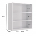 Aéreo Cozinha Kappesberg Maxxi G764 2 Portas Branco