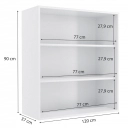 Aéreo Cozinha Kappesberg Maxxi G765 2 Portas Com Vidro Branco