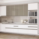 Aéreo Cozinha Kappesberg Maxxi G765 2 Portas Com Vidro Branco