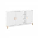 Aparador 3 portas Legno LE6012 Movelbento Branco