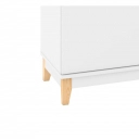 Aparador 3 portas Legno LE6012 Movelbento Branco
