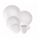 Aparelho de Jantar Porcelana 20 peças Leve Cupe Tramontina Branco