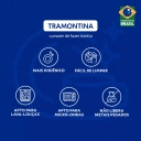 Aparelho de Jantar Porcelana 20 peças Leve Cupe Tramontina Branco