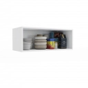 Armário Aéreo De Cozinha Kappesberg Maxxi 1 porta G770 Branco Com Vidro
