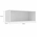Armário Aéreo de cozinha Kappesberg Maxxi 1 porta G773 Branco