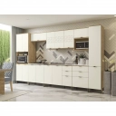 Armário Aéreo Kappesberg Lótus 1 porta basculante J750 Freijó/ Off White