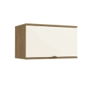 Armário Aéreo Kappesberg Lótus 1 porta basculante J751 Freijó/ Off White 